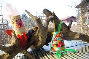 Osterschmuck mit Kindern basteln