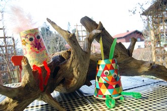 Osterschmuck mit Kindern basteln