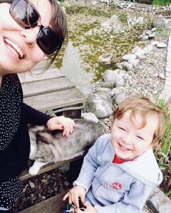 Radiomoderatorin und Mama