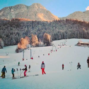 Ferien und Schnee