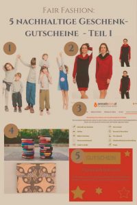 Fair Fashion - 5 Gutscheine für nachhaltige Geschenke