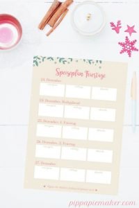 Weihnachtsplaner