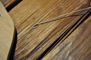 Weihnachtsdeko aus Alteisen von feinrost: Tannenbaum aus Draht