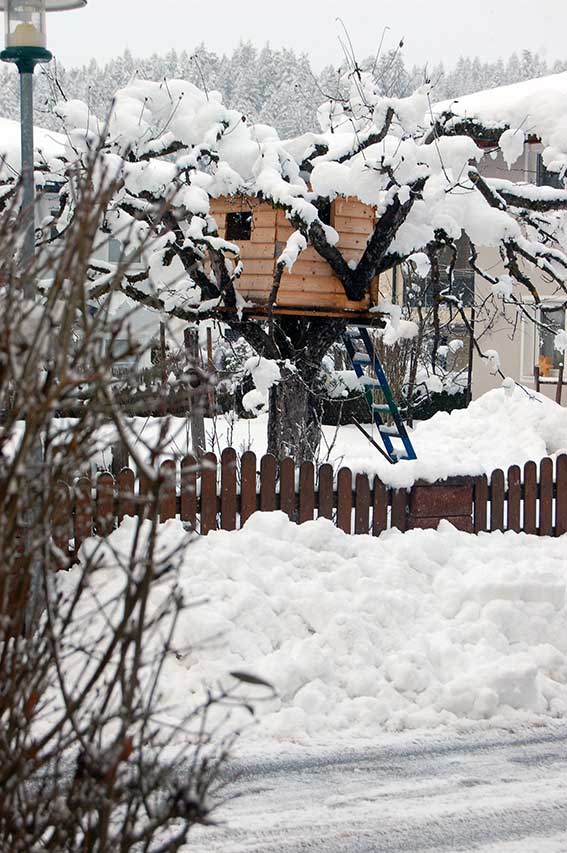 Gemütliches Wochenende mit Schnee: Endlich daheim!