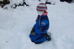 Gemütliches Wochenende mit Schnee: Endlich daheim!