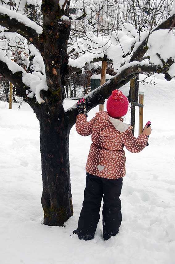 Gemütliches Wochenende mit Schnee: Endlich daheim!