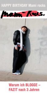 Warum blogge ich - zum 3. Geburtstag von Mami rocks