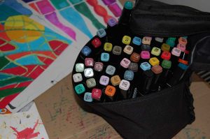 Malerei heute in der FARBKAMMER - für wen und warum male ich: KUNST MIT MÜLL