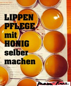 Lippenpflege DIY mit Honig selbermachen