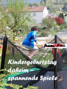 Kindergeburtstag daheim - spannende Spiele spielen