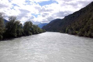 Regenwetter in den Bergen
