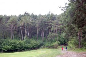 Regenwetter in den Bergen