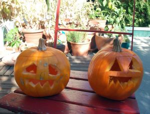 Herbstliche Inspiration mit Kindern Kürbissuppe Halloween