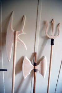 Mittelalter Holz-Waffen und Kostüme für Halloween DIY