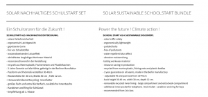 nachhaltige Schulsachen