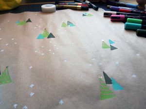 Geschenkpapier DIY