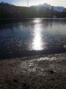 Baggersee Winter