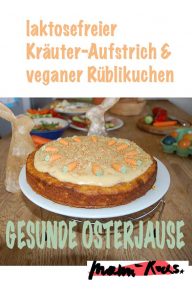 veganer Rüblikuchen und gesunde Osterjause