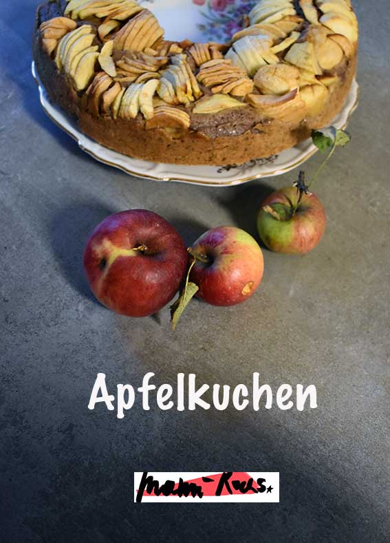 Erntezeit im Garten, Apfelkuchen