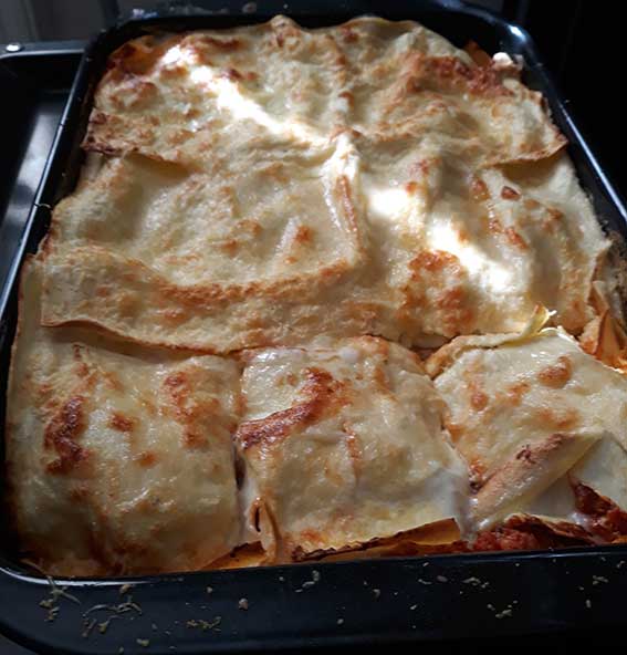 Blog-Tagebuch Lasagne