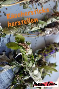 Räuchersticks im Oktober selbst herstellen
