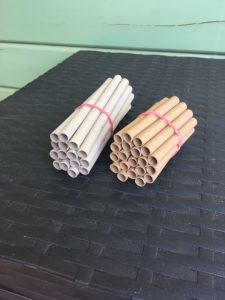 Nisthilfe für Wildbienen aus Tetrapack basteln