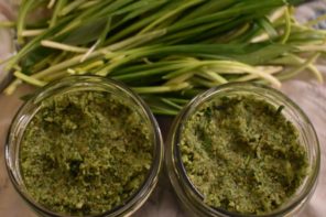 Frühling ins Haus holen mit Bärlauch-Pesto